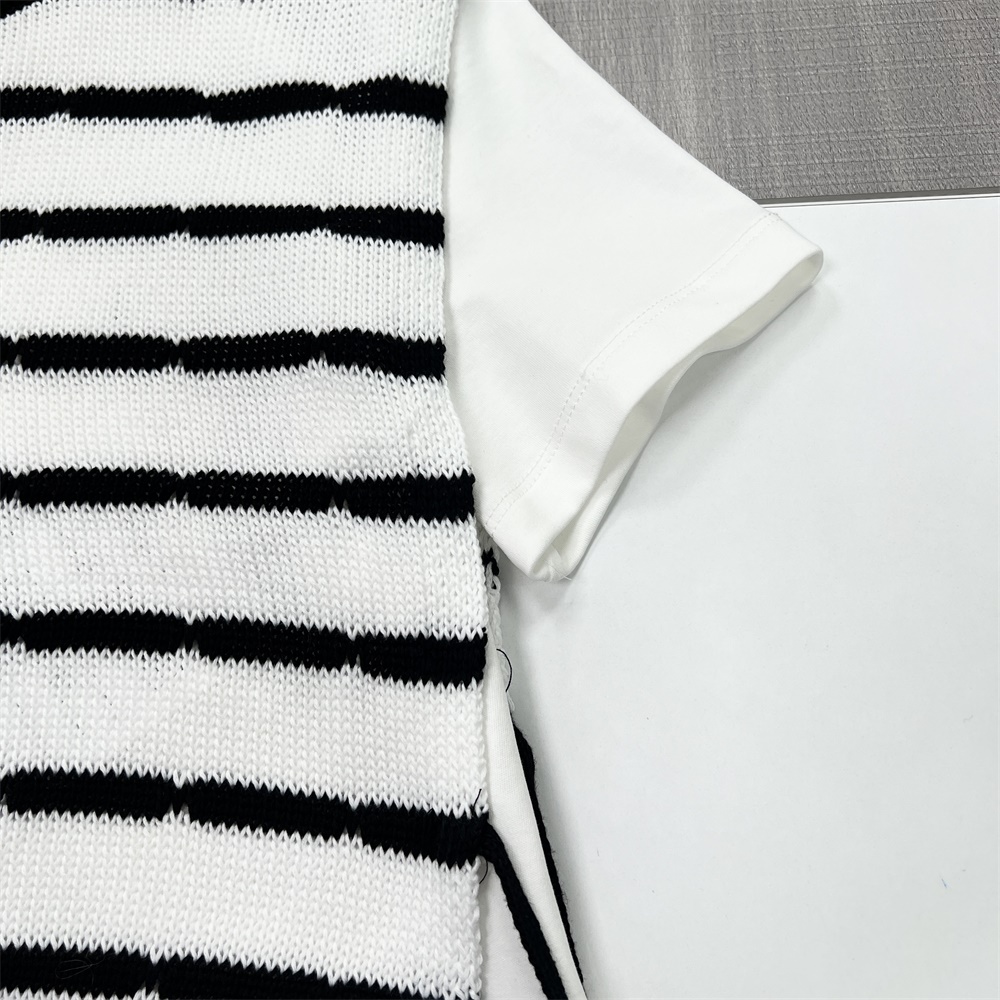 Изготовленная на заказ женская сексуальная футболка в полоску с боковым вырезом на шнуровке и дизайнерским дизайном