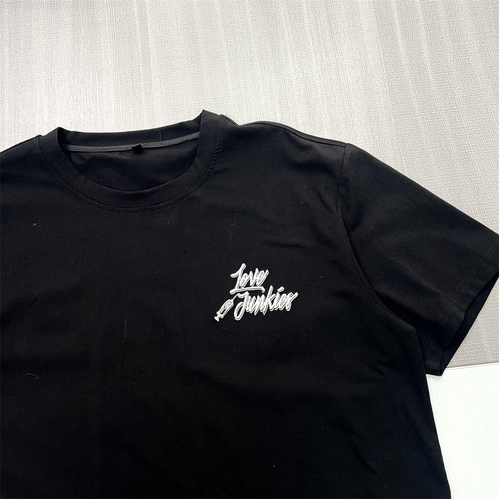 Изготовленная на заказ женская модная повседневная футболка с вышитым логотипом