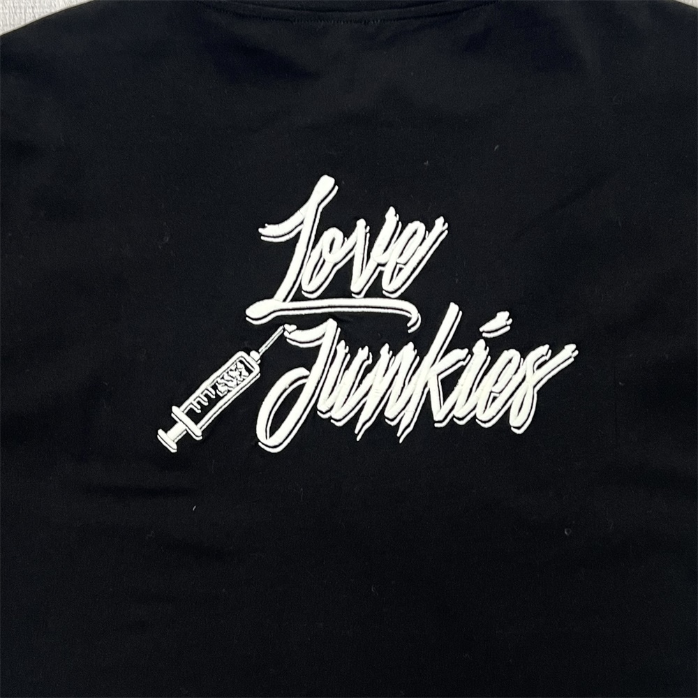 Изготовленная на заказ женская модная повседневная футболка с вышитым логотипом