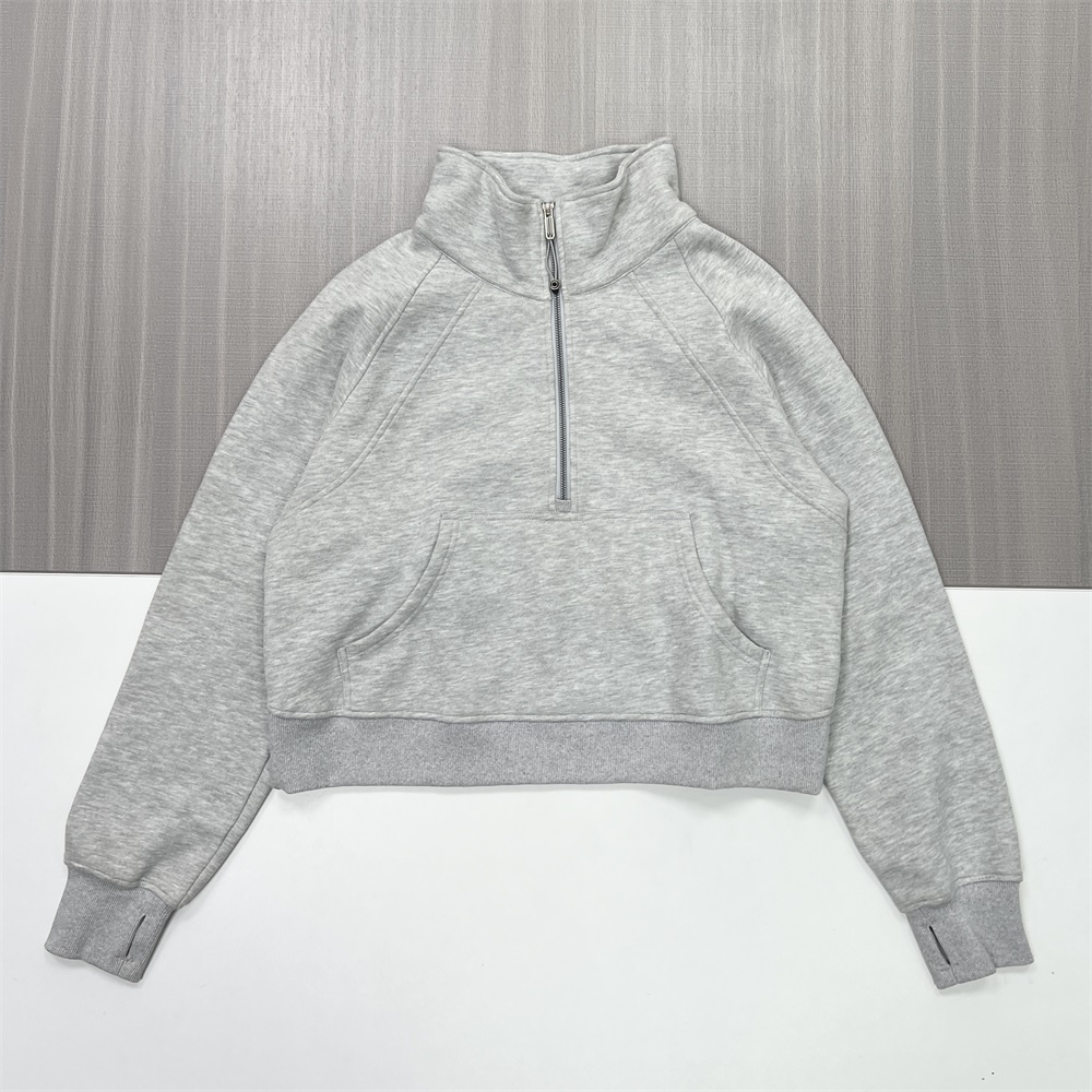 Изготовленные на заказ повседневные однотонные толстовки унисекс на молнии