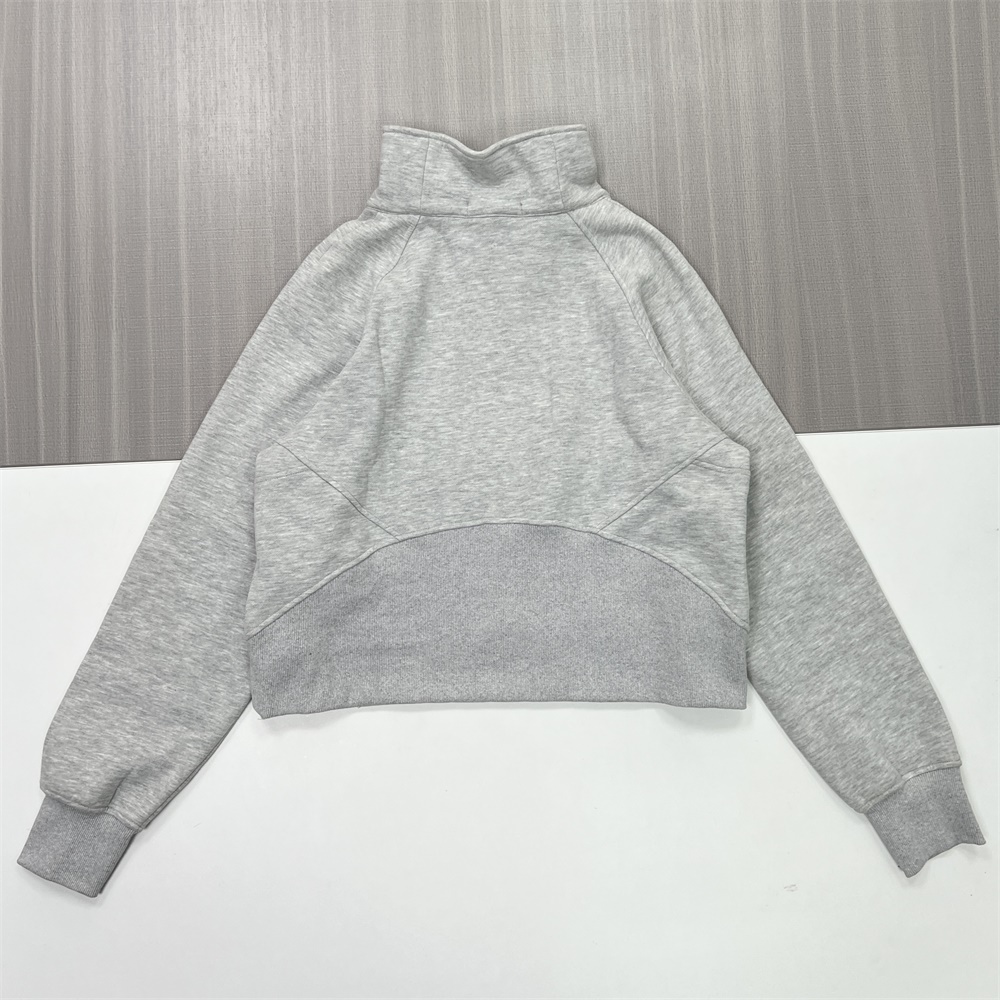 Изготовленные на заказ повседневные однотонные толстовки унисекс на молнии