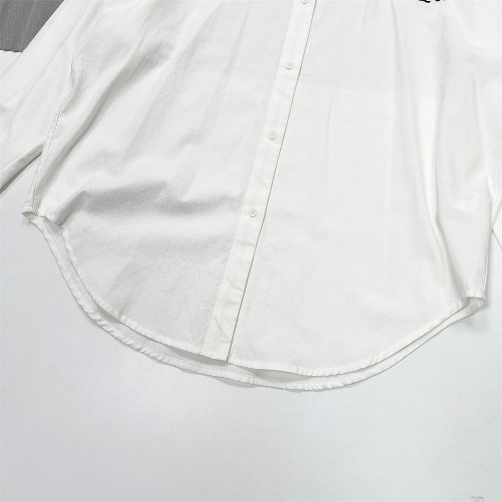 Изготовленная на заказ модная рубашка с логотипом FNJIA, вышитая на заказ, для осени