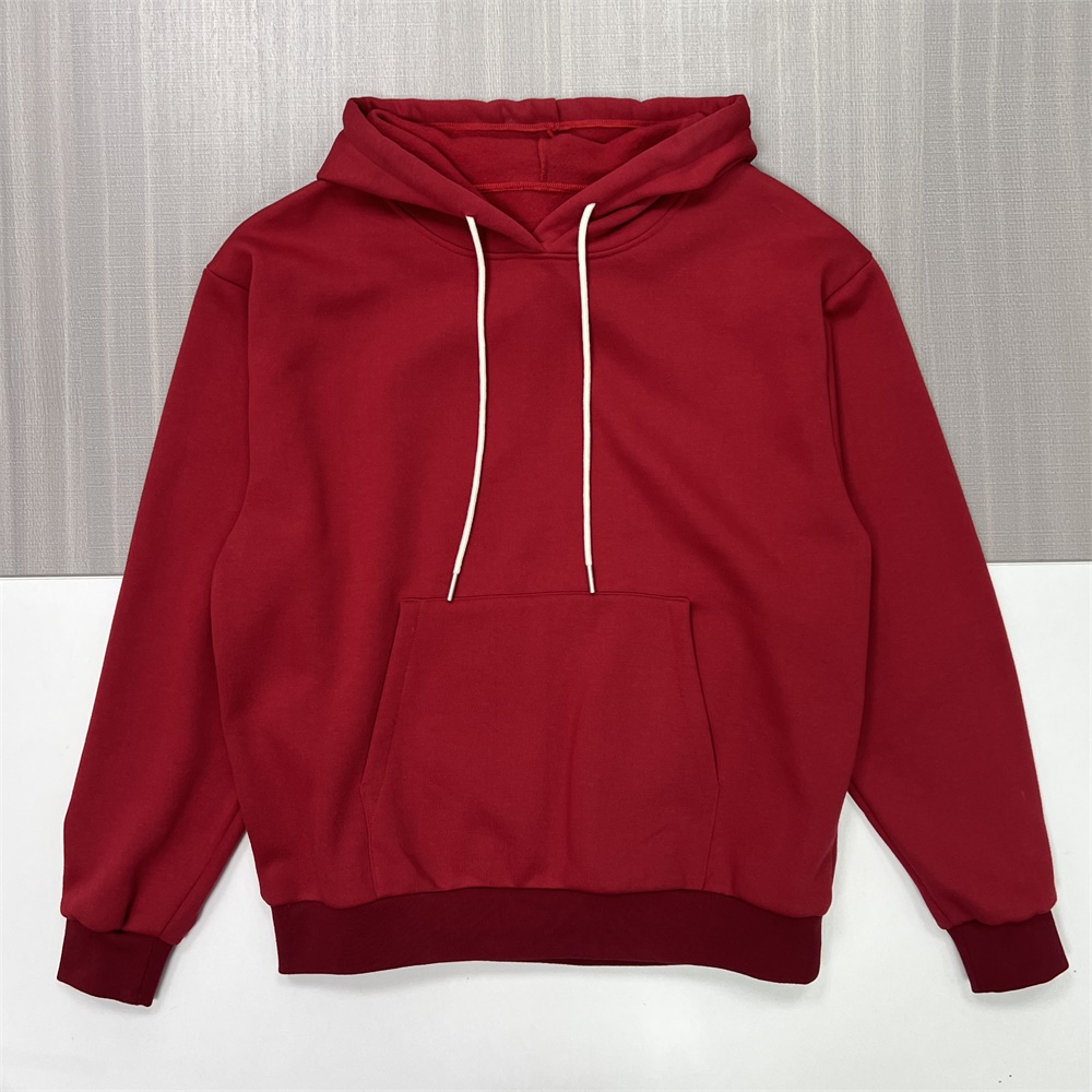 Изготовленный на заказ пуловер обычного дизайна, женский однотонный свитер с капюшоном