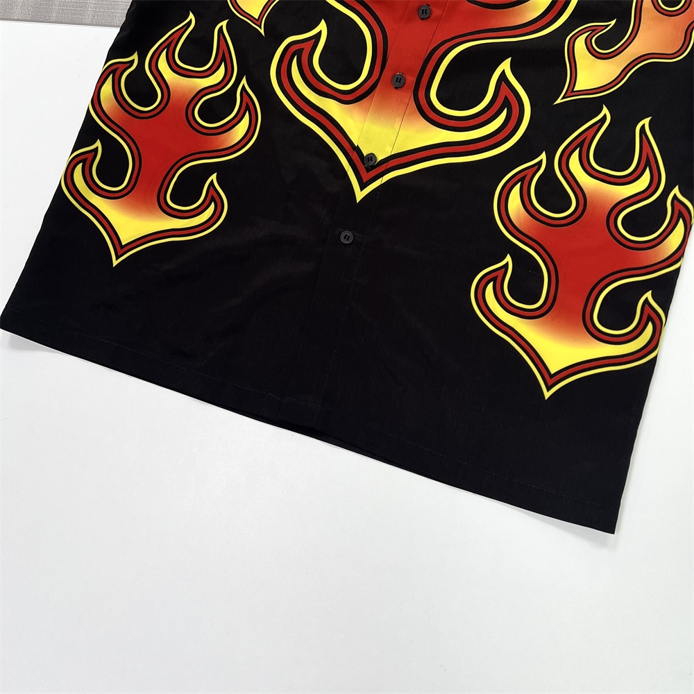 Рубашка с принтом Cusotm для мужских модных тканых топов