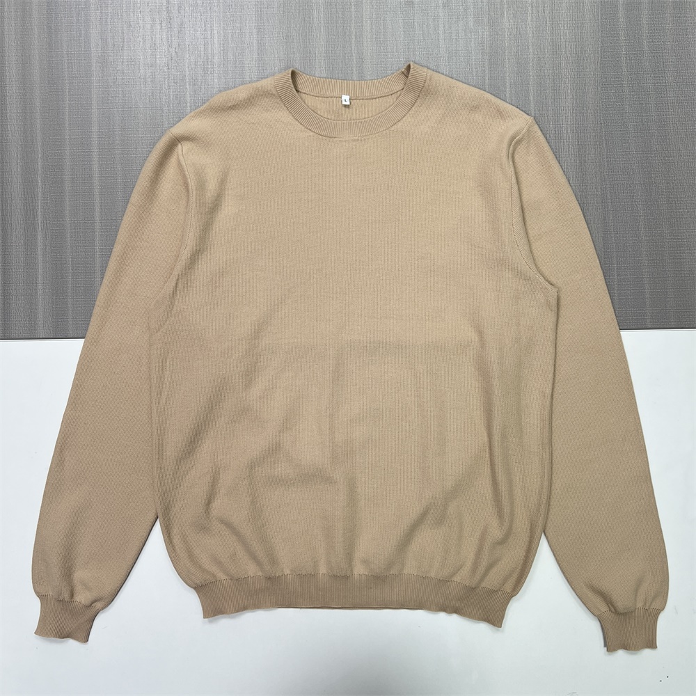 Повседневный свитер с однотонным пуловером FNJIA на заказ