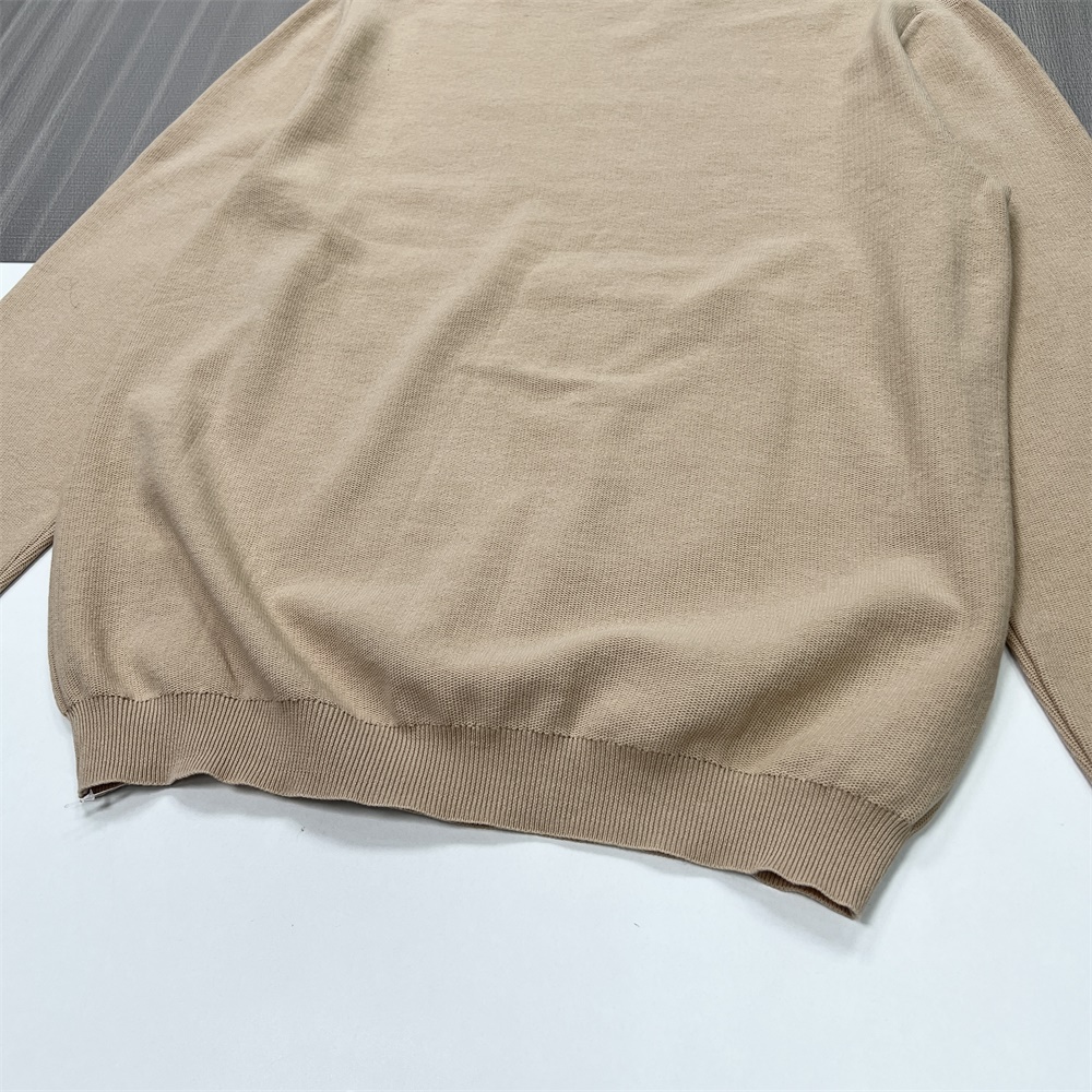 Повседневный свитер с однотонным пуловером FNJIA на заказ