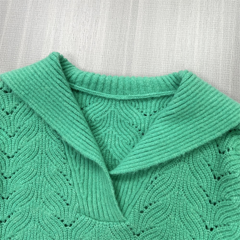 Женский пуловер с асимметричным воротником на заказ;#039;женский свитер-пуловер