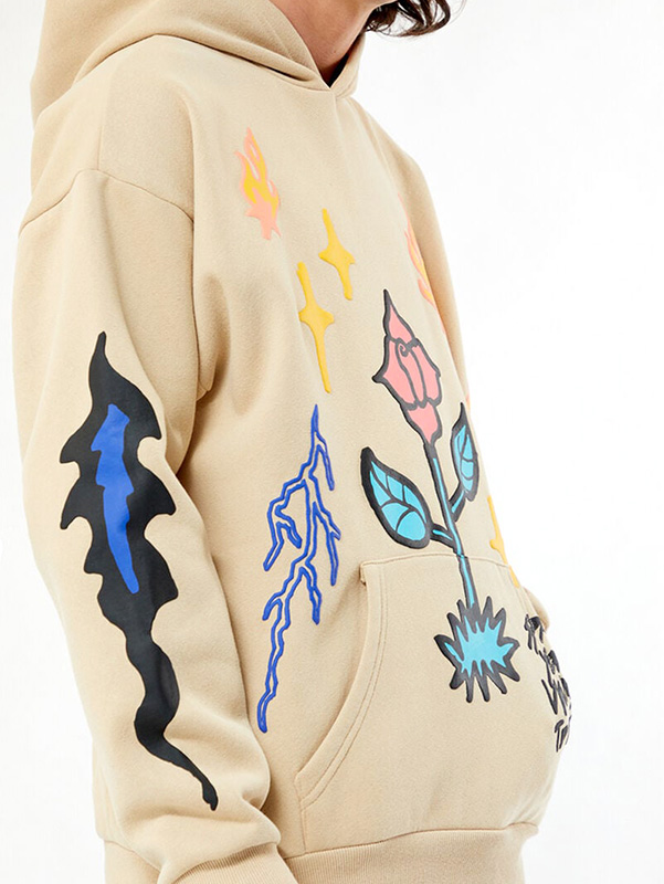 Мужская толстовка с капюшоном Оверсайз-топ