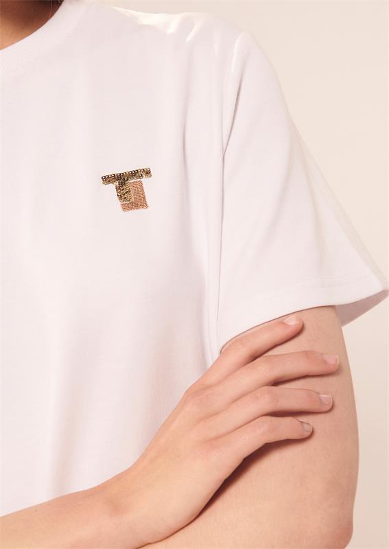 Простая Белая футболка для женщин