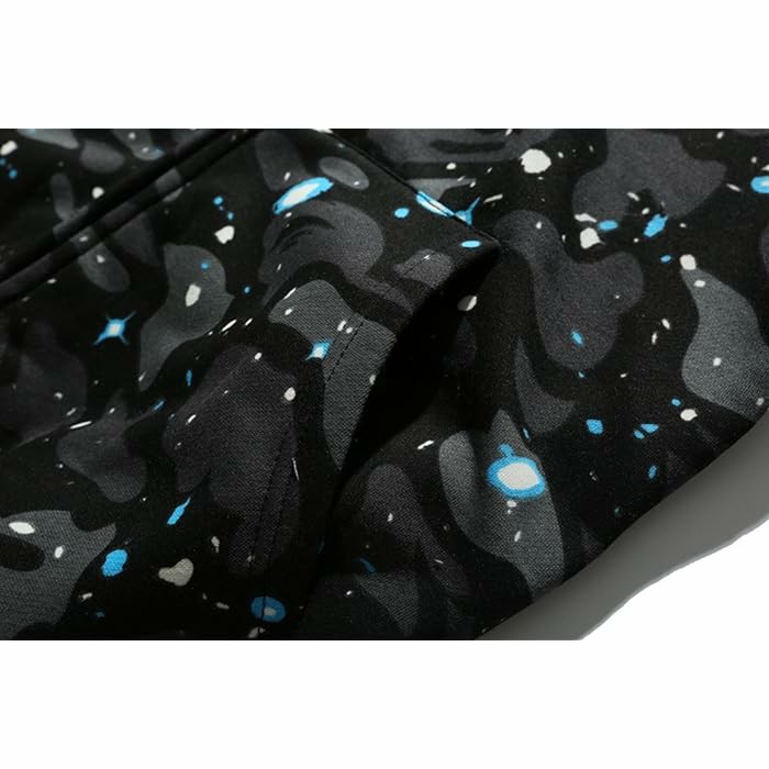 Камуфляжная толстовка с капюшоном в виде акулы