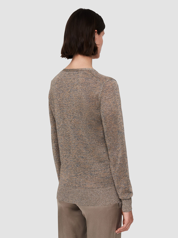 Женский однотонный кашемировый пуловер с V-образным вырезом и вязаным свитером