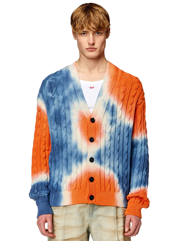 Мужские однобортные свитера жаккардовой вязки с V-образным вырезом