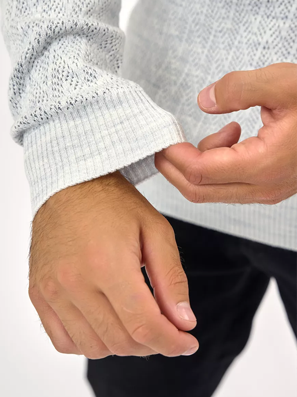 Мужские пуловеры с V-образным вырезом из смеси шерсти и кашемира