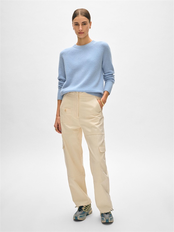 Женский свитер повседневного вязания Starkught Blue Повседневный вязаный женский свитер