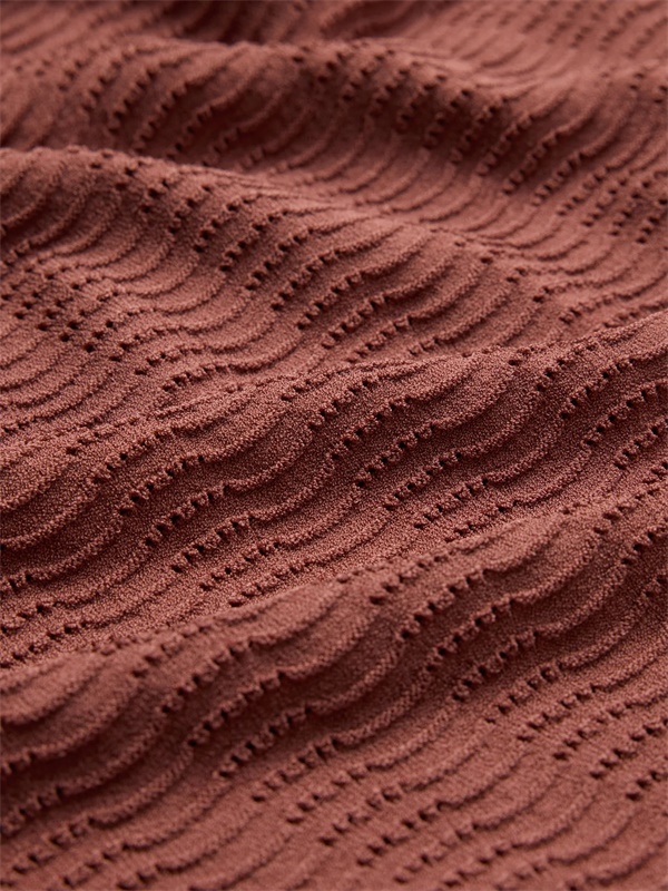 Изготовленная на заказ Красная мужская трикотажная рубашка с коротким рукавом{2} _BOS_Трикотажная рубашка с коротким рукавом