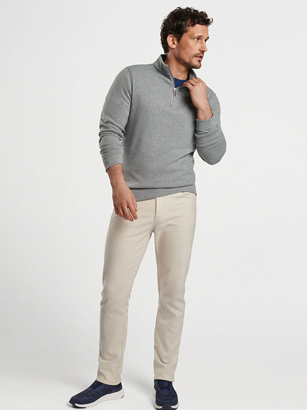 FNJIA, однотонный мужской джемпер на молнии 1/4, трикотажный свитер на половину молнии для мужчин