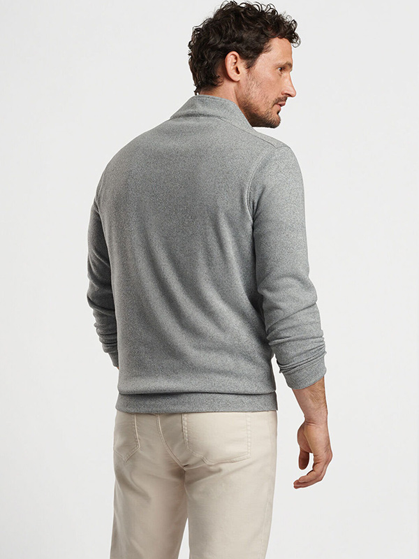 FNJIA, однотонный мужской джемпер на молнии 1/4, трикотажный свитер на половину молнии для мужчин