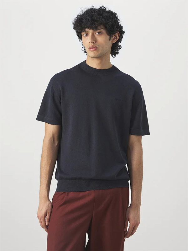 Изготовленная на заказ мужская футболка FNJIA, простая однотонная толстовка из шерстяного трикотажа для мужчин