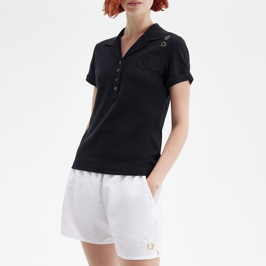 Женская рубашка поло с вязаным карманом FNJIA с индивидуальным дизайном