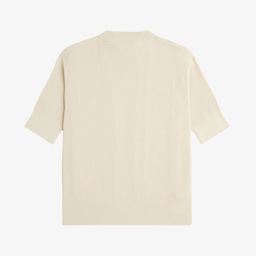 Короткий свитер с ромбовидным дизайном, связанный на заказ