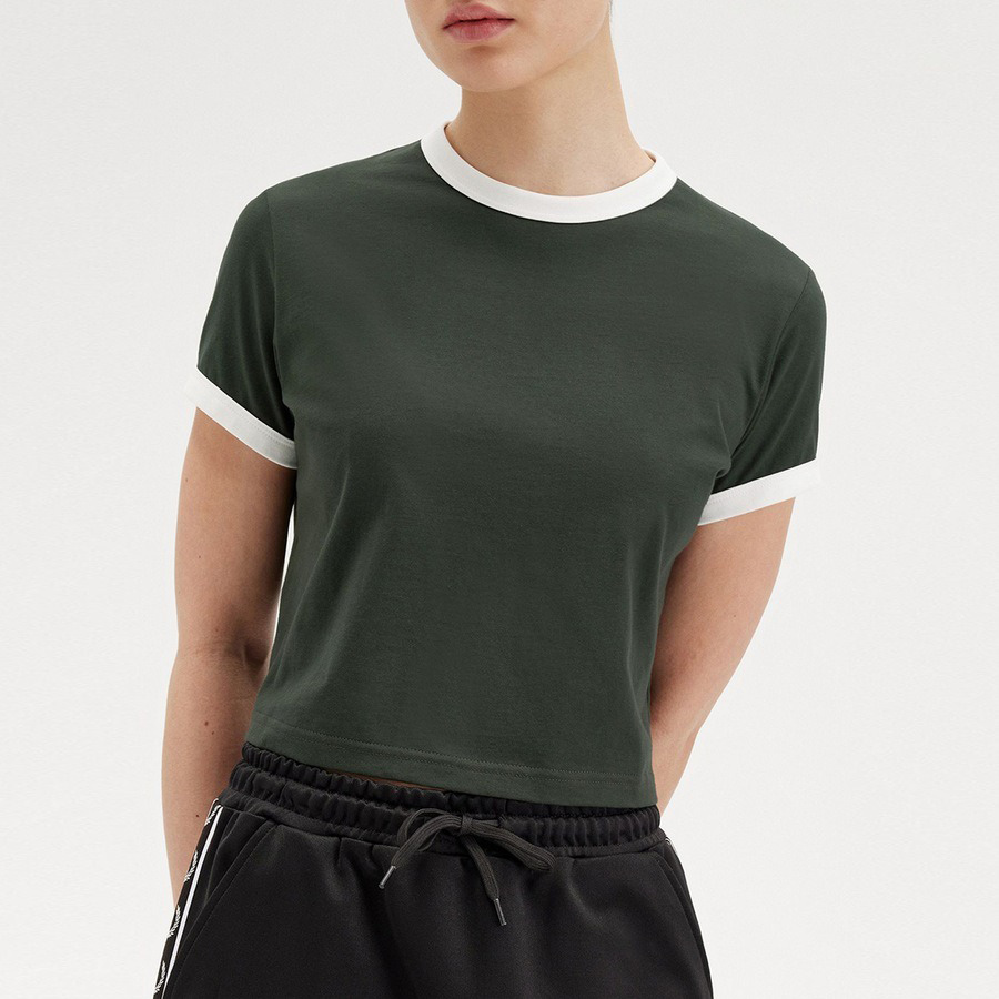 Изготовленная на заказ вязаная женская футболка с короткими рукавами в 9 точек, выполненная на заказ