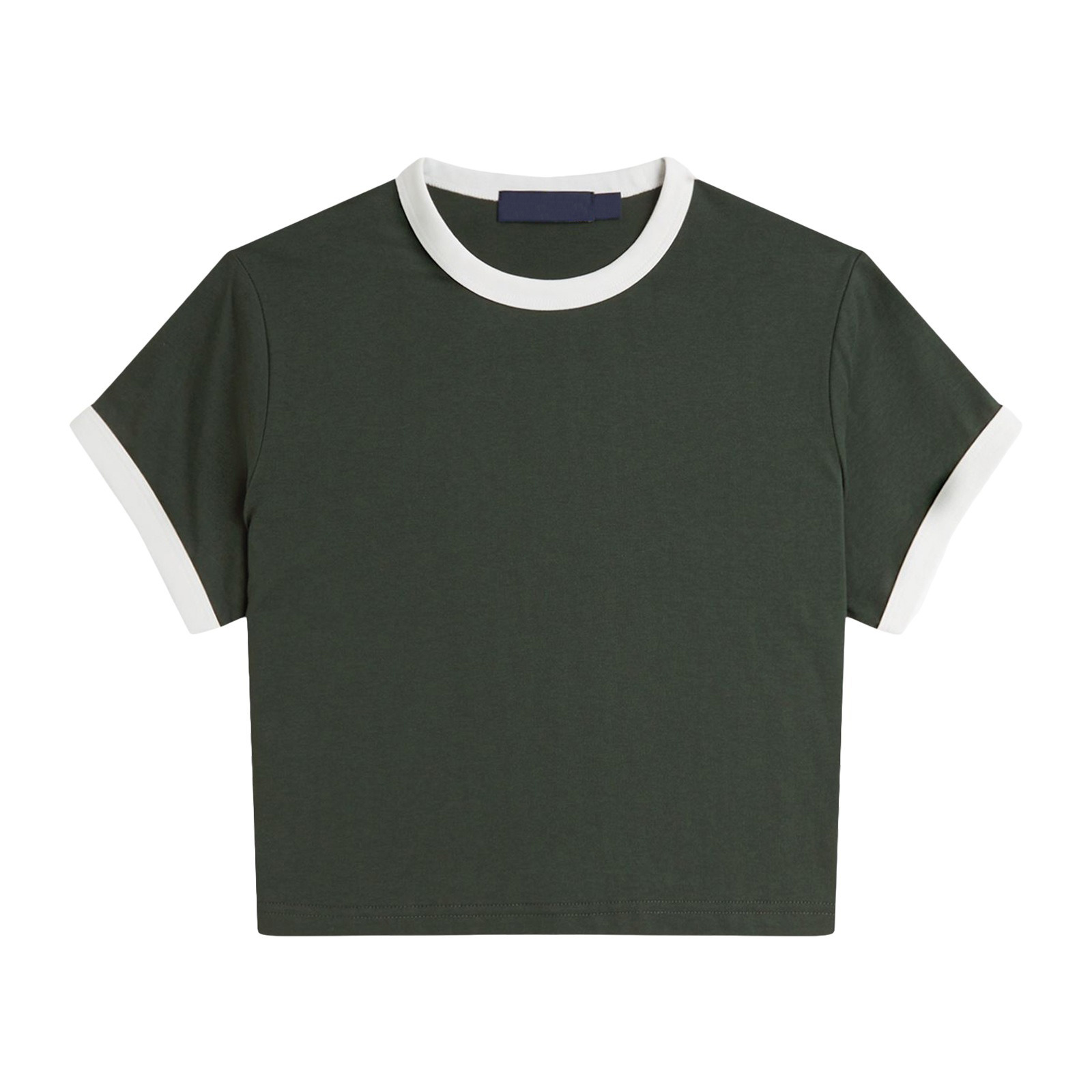 Изготовленная на заказ вязаная женская футболка с короткими рукавами в 9 точек, выполненная на заказ