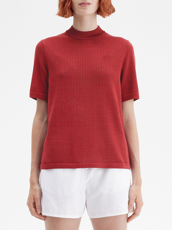 Вязаная на заказ женская футболка и простой свитер