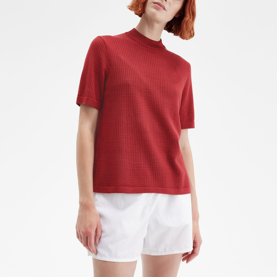 Вязаная на заказ женская футболка и простой свитер