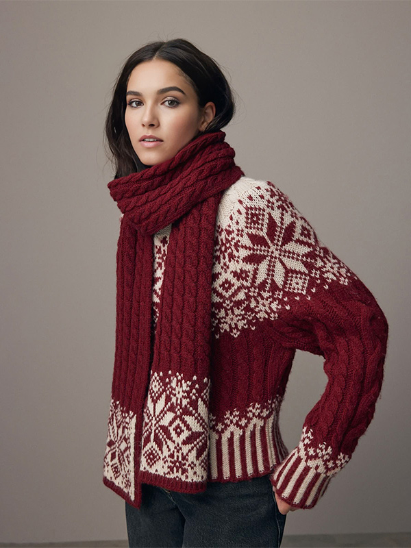 Изготовленный на заказ женский рождественский свитер FNJIA 7GG