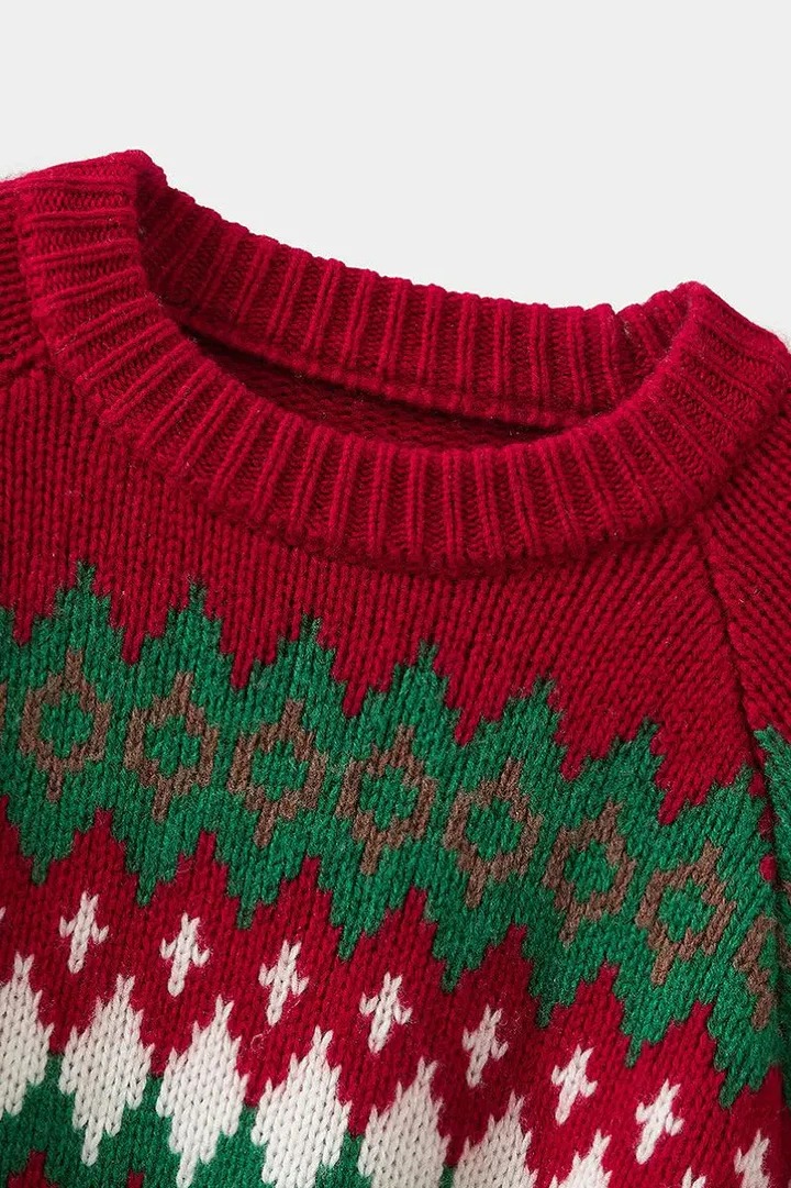 Изготовленный на заказ праздничный повседневный женский свитер FNJIA Fashin&amp;#039;s