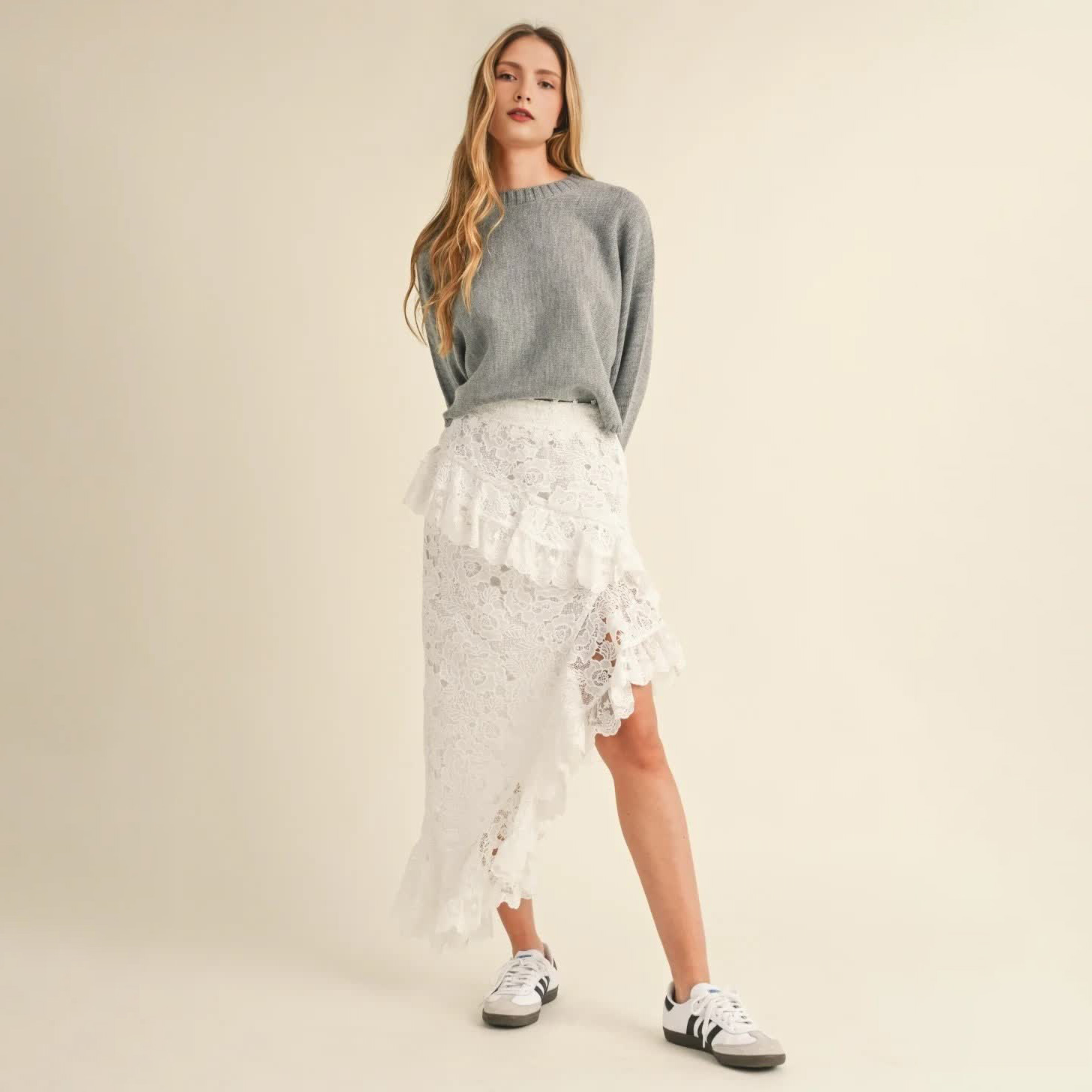 Изготовленный на заказ повседневный однотонный женский модный свитер