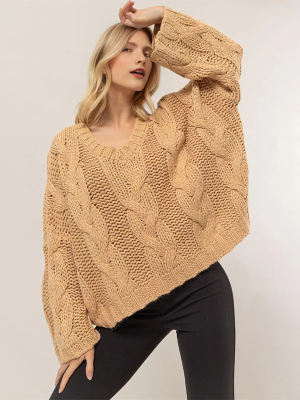 Изготовленный на заказ повседневный женский джемпер Cable Casual Women&#039;s Fashion Jumper