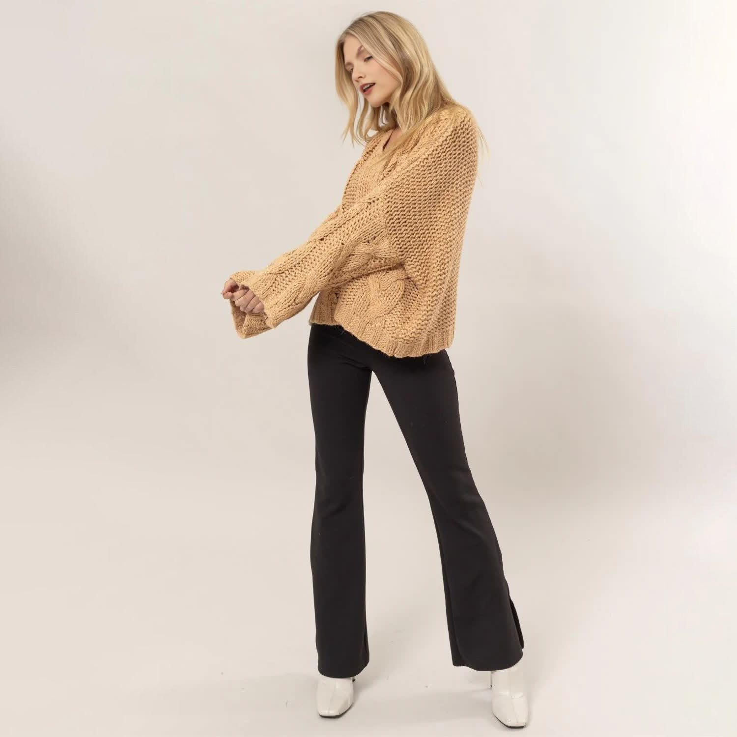 Изготовленный на заказ повседневный женский джемпер Cable Casual Women&amp;#039;s Fashion Jumper