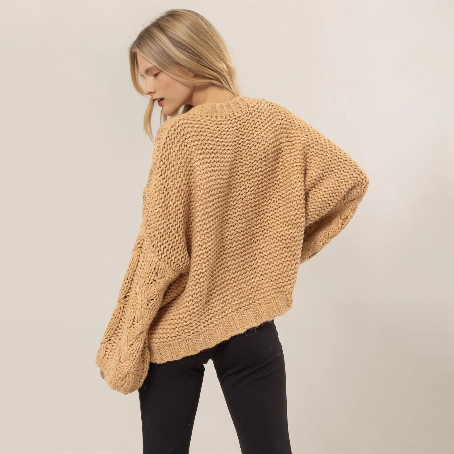 Изготовленный на заказ повседневный женский джемпер Cable Casual Women&amp;#039;s Fashion Jumper