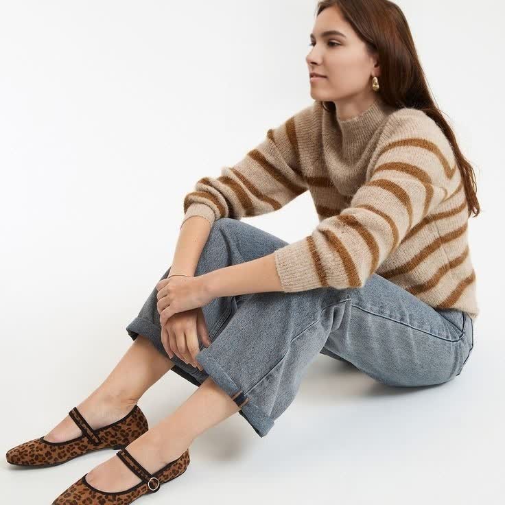 Повседневный джемпер в полоску FNJIA с индивидуальным дизайном для женщин