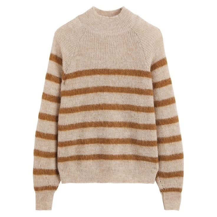 Повседневный джемпер в полоску FNJIA с индивидуальным дизайном для женщин