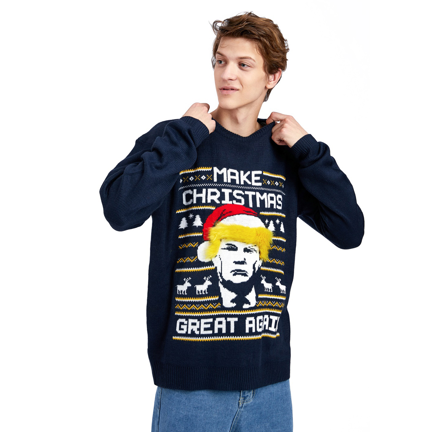 Уродливый рождественский свитер лидера по индивидуальному заказу