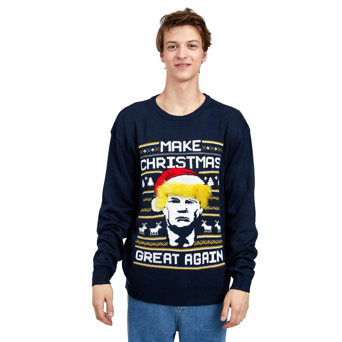 Уродливый рождественский свитер лидера по индивидуальному заказу