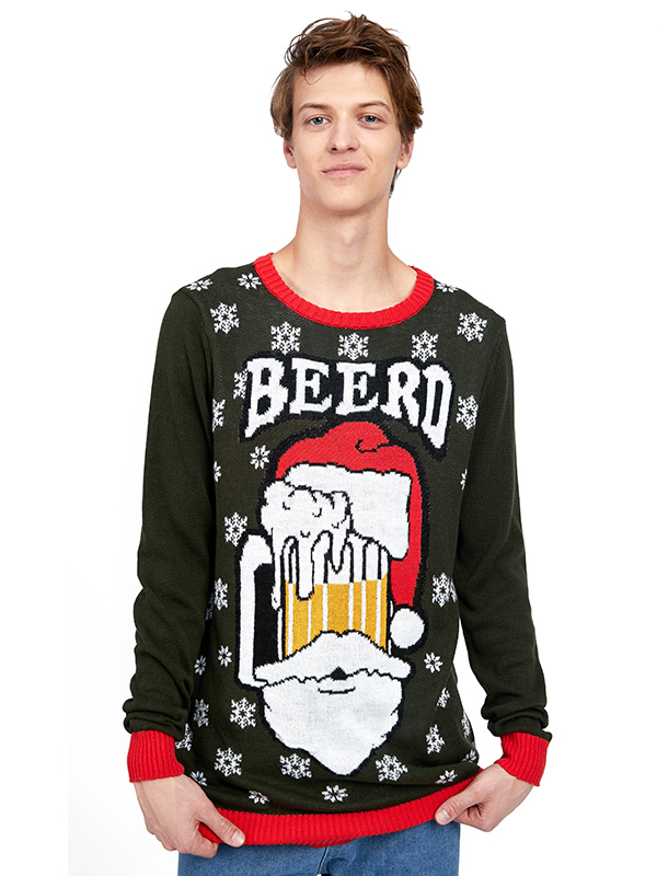 Настроенная Рождественская пара, забавный и уродливый рождественский джемпер