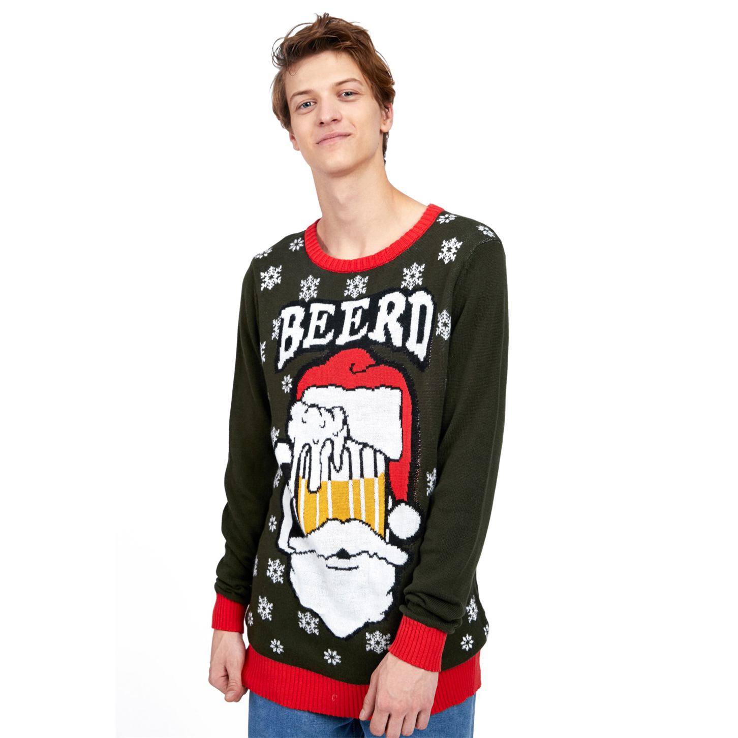 Настроенная Рождественская пара, забавный и уродливый рождественский джемпер