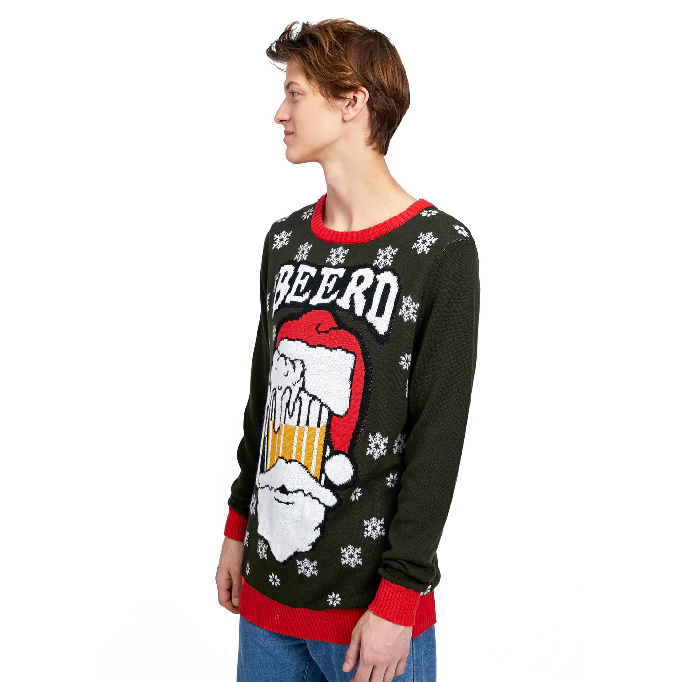 Настроенная Рождественская пара, забавный и уродливый рождественский джемпер