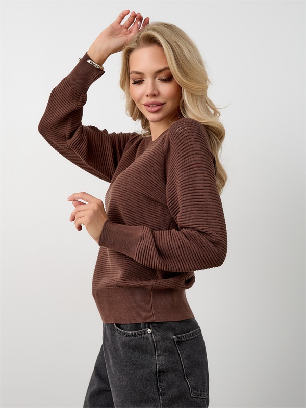 Женский однотонный вязаный свитер по индивидуальному заказу для женщин