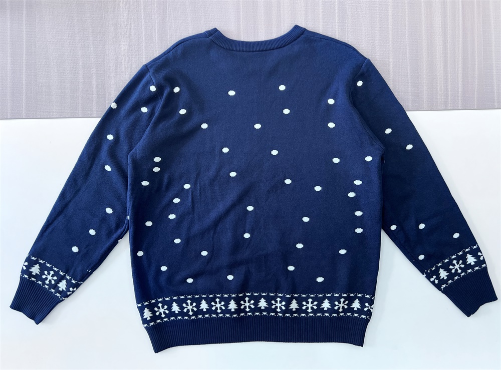 Подгоняйте рождественскую трость FNJIA с узорами из конфет под рождественский джемпер для мужчин