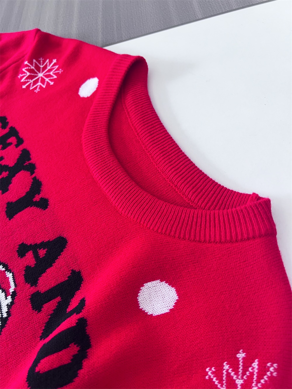 Изготовленный на заказ FNJIA вязаный забавный уродливый Рождественский свитер для мужчин с рисунком голого Санта-Клауса Рождественский свитер