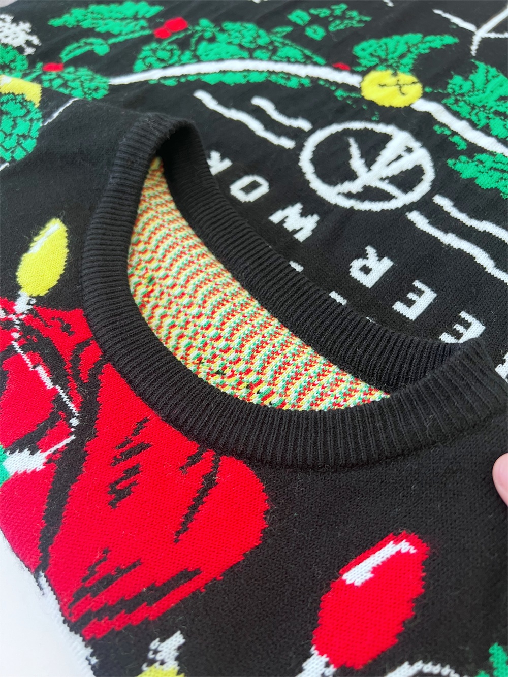 Изготовленный на заказ уродливый рождественский свитер FNJIA Men&amp;#039;s с веселым праздником, забавный джемпер для мужчин