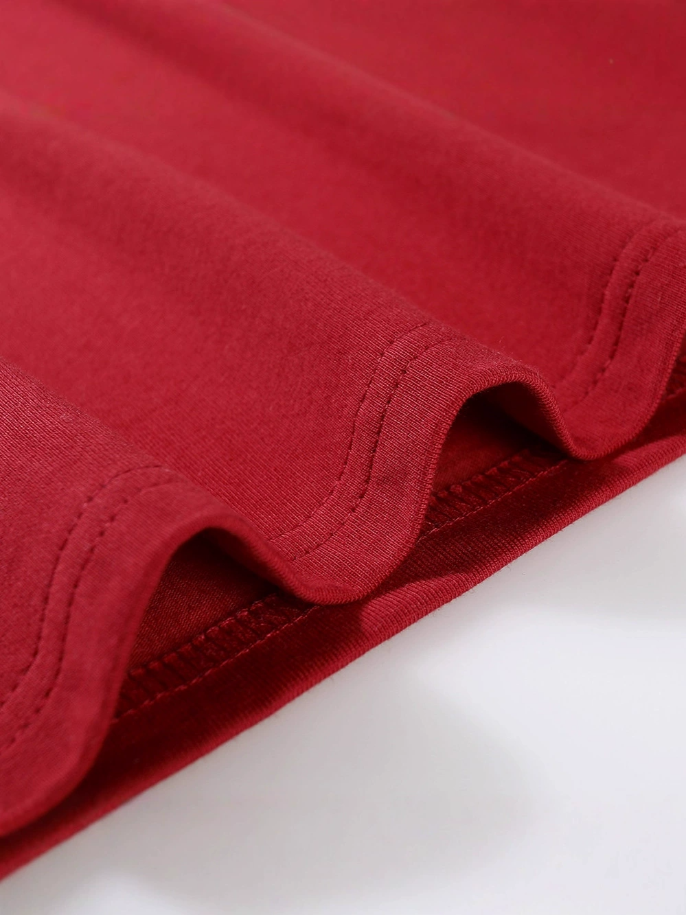 Изготовленная на заказ однотонная футболка в тяжелом весе для женщин