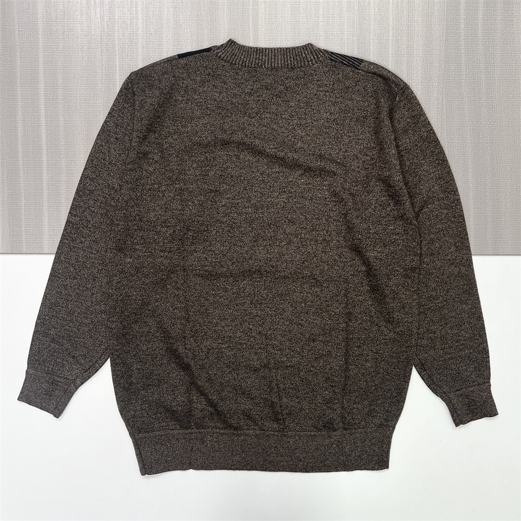 Мужской стильный жаккардовый свитер - Небольшой заказ от 100 штук, уникальный узор, Доставка от двери до двери