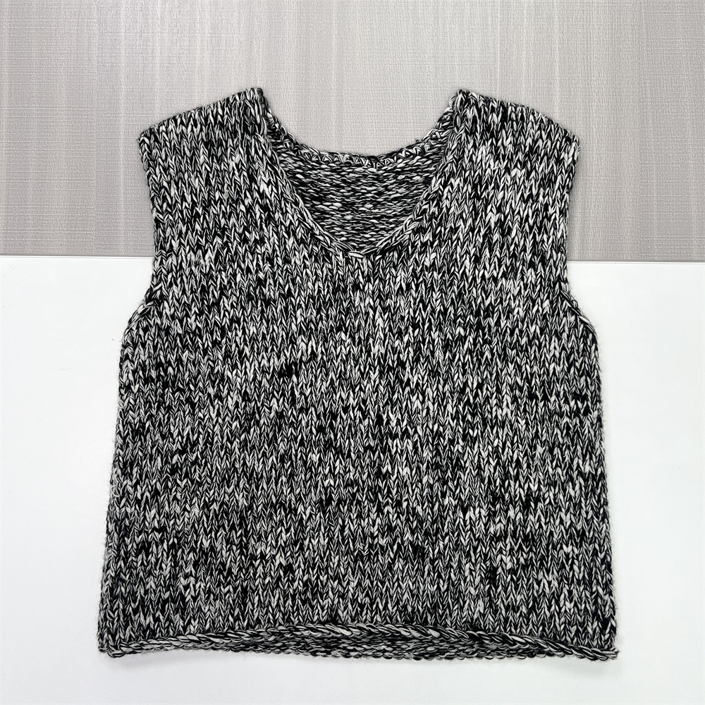 Женское летнее новое поступление, блузка на бретелях с V-образным вырезом и блестками, эластан, без рукавов, с V-образным вырезом