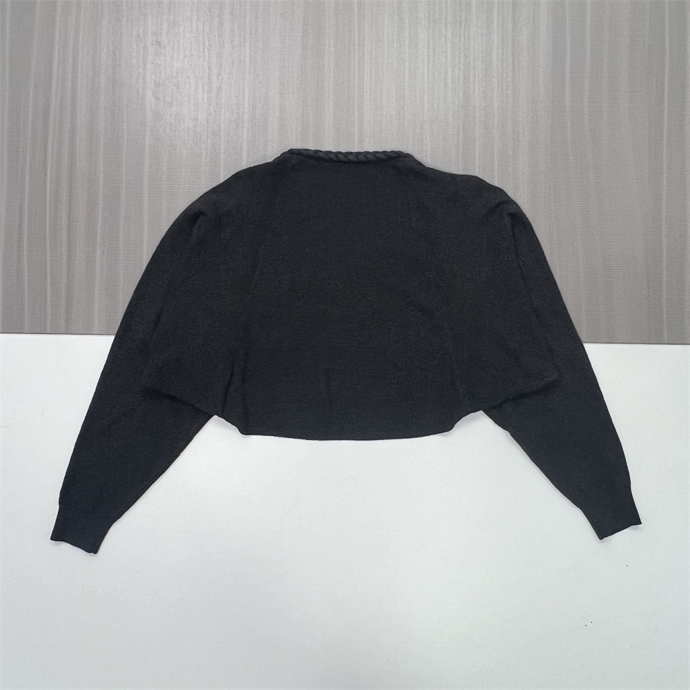 Женский комплект серого трикотажного платья на заказ: Макси без рукавов + укороченный кардиган, элегантный дизайн из 2 частей