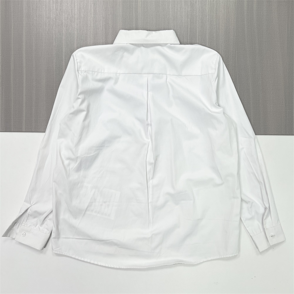 Мужская белая официальная рубашка: Длинный рукав, минималистичный дизайн, Универсальная офисная одежда